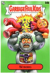 2023 Topps Garbage Pail Kids Intergoolactic Mayhem #54b Si Borg front