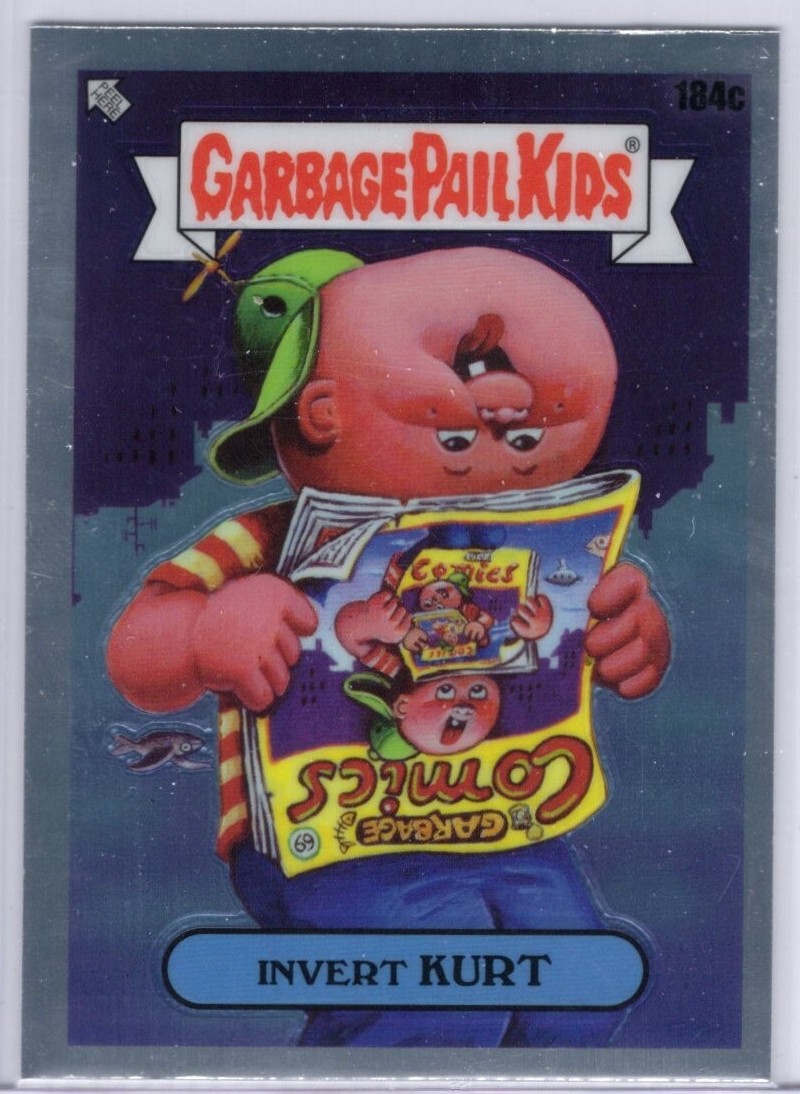 2022 Topps Garbage Pail Kids Chrome #184c Invert Kurt front