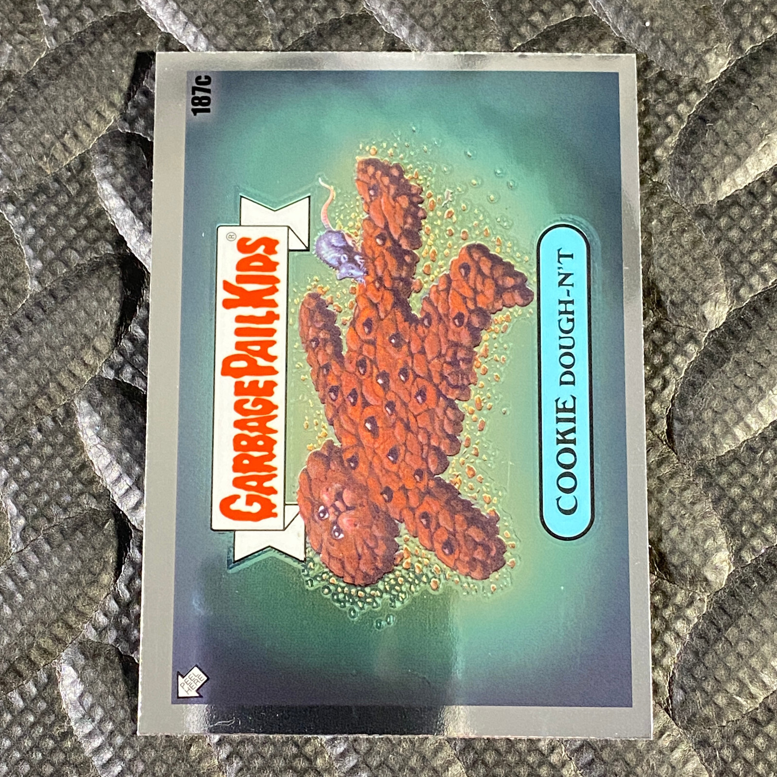 2022 Topps Garbage Pail Kids Chrome #187c Cookie Dough-N’T front