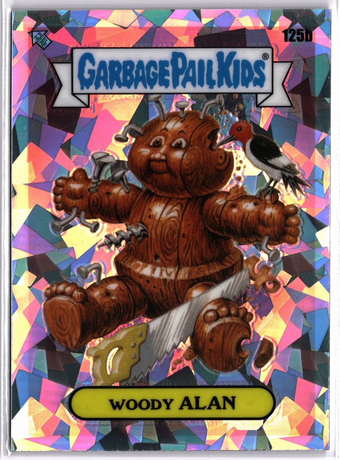 2021 Topps Garbage Pail Kids Sapphire Edition #125b Woody Alan front