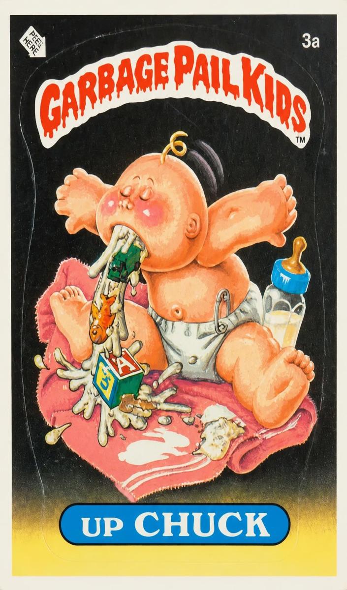 1985 Garbage Pail Kids Series 1 Up Chuck PSA 10