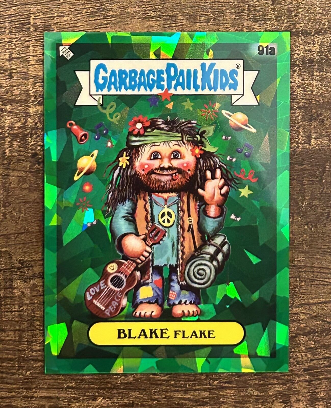 2021 Topps Garbage Pail Kids Sapphire Edition Red #91a Blake Flake front