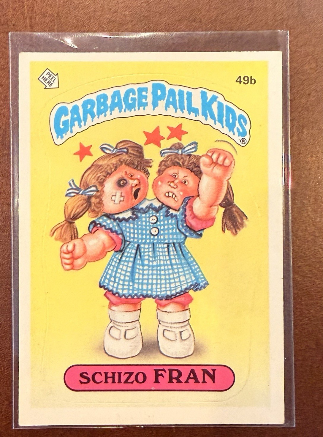 1985 Garbage Pail Kids Schizo Fran PSA 10