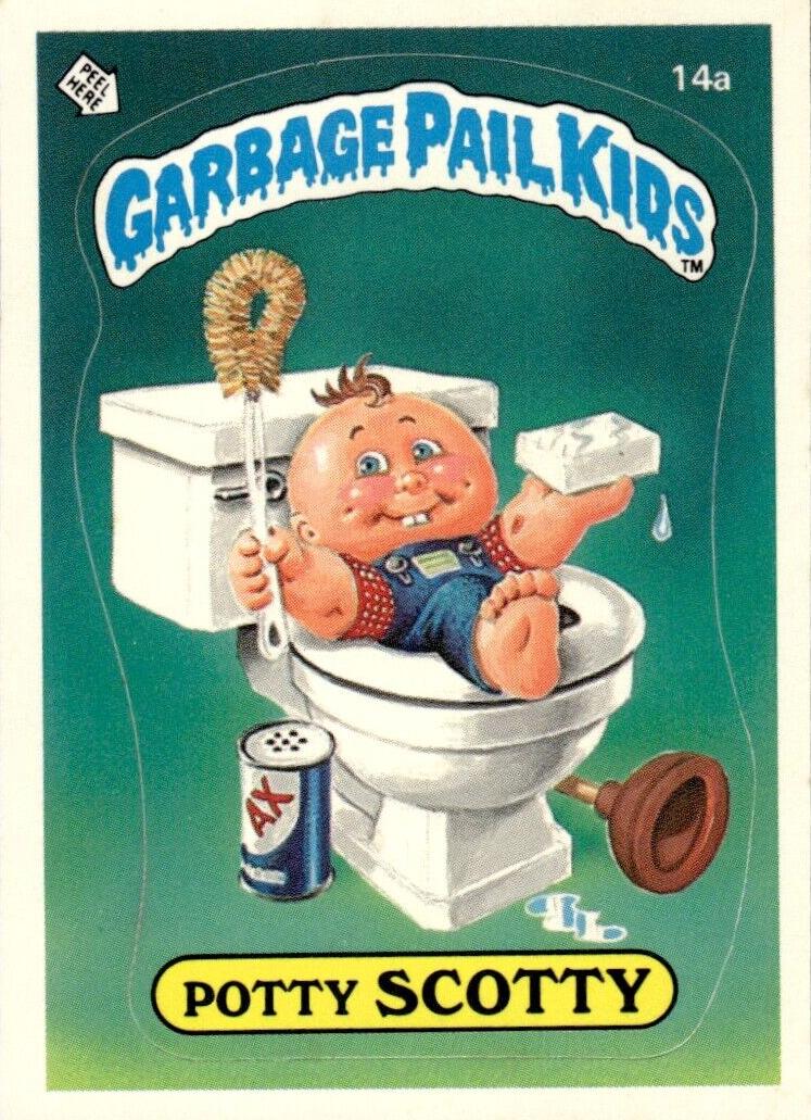 1985 Garbage Pail Kids Series 1 Potty Scotty PSA 10
