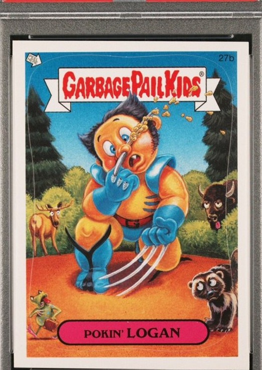 2005 Topps Garbage Pail Kids Stickers Series 4 #27b Pokin' Logan front