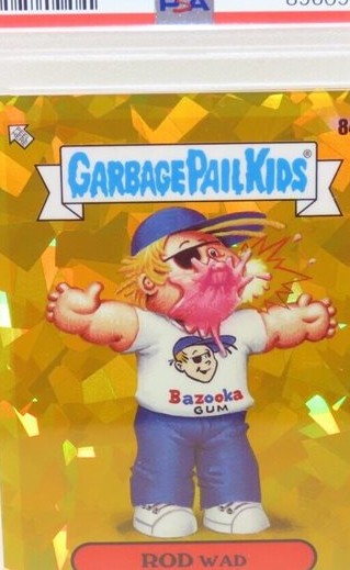 2021 Topps Garbage Pail Kids Sapphire Edition Gold #84b Rod Wad front