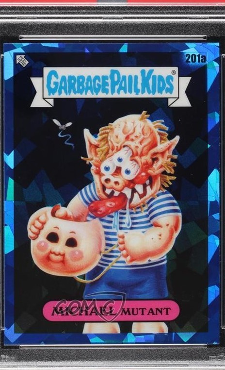 2022 Topps Garbage Pail Kids Sapphire #201a Michael Mutant front