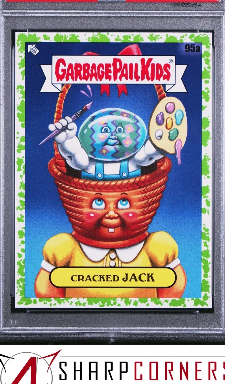 2020 Topps Garbage Pail Kids BOOGER GREEN #95a Cracked Jack front