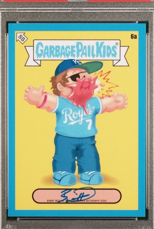 2022 Topps Garbage Pail Kids Gpk X Mlb Player Autographs Bobby Witt Jr. PSA 10