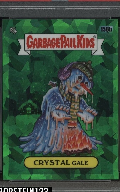 2021 Topps Garbage Pail Kids Sapphire Edition Green #158b Crystal Gale front