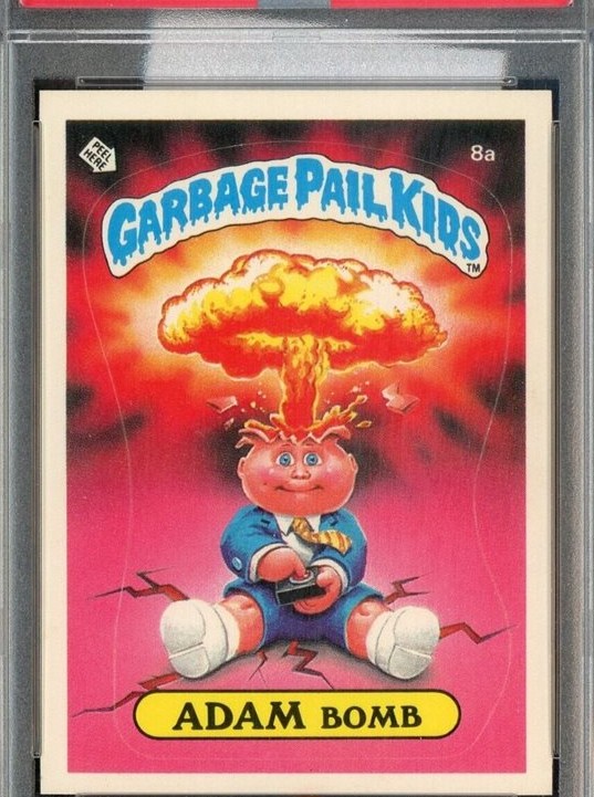1985 Garbage Pail Kids Series 1 Adam Bomb PSA 10