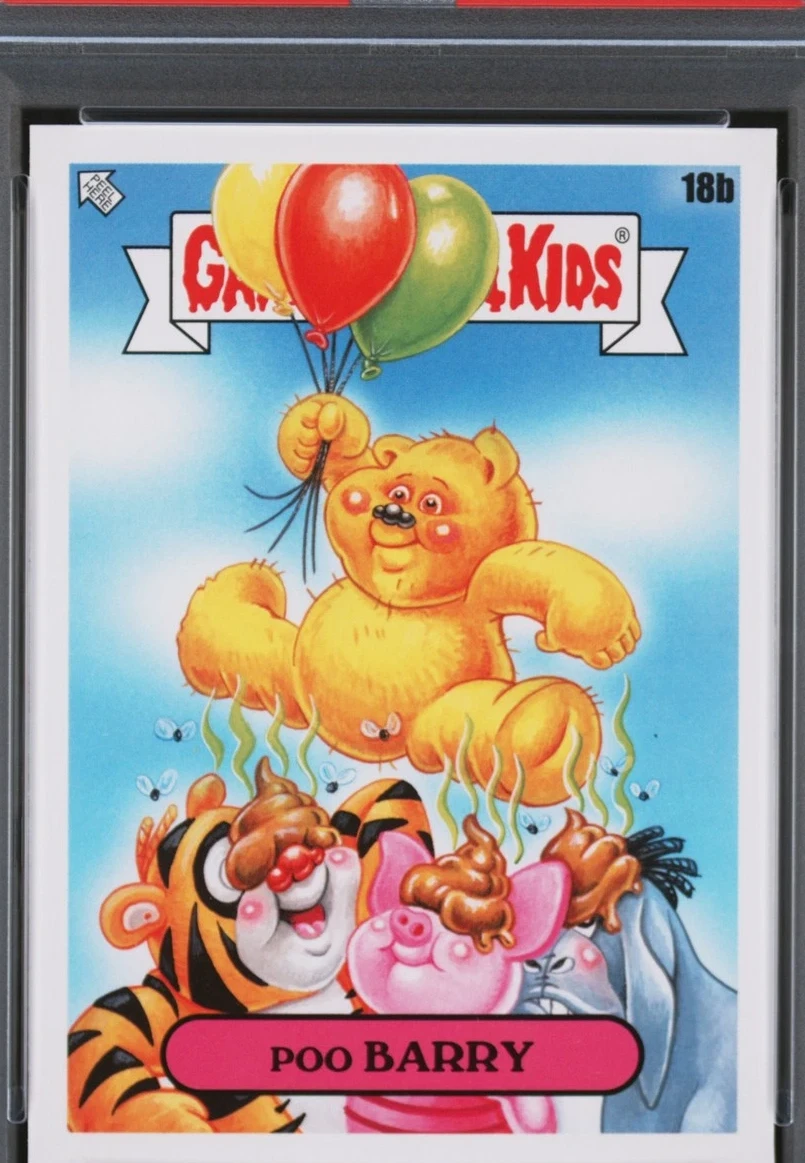 2022 Topps Garbage Pail Kids Book Worms #18b Poo Barry front