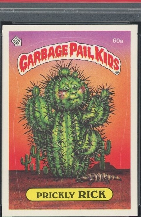 1985 Topps Garbage Pail Kids Series 2 #60a Prickly Rick front