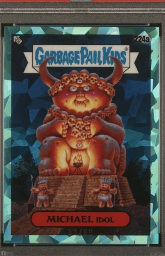 2023 Topps Topps Garbage Pail Kids Sapphire Edition Aqua #224a Michael Idol front