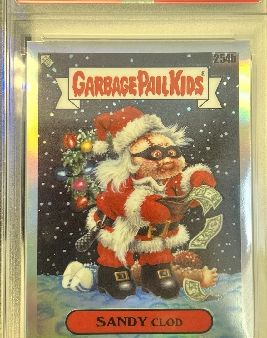 2024 Topps Topps Chrome Garbage Pail Kids Original Series 7 Refractor #254b Sandy Clod front