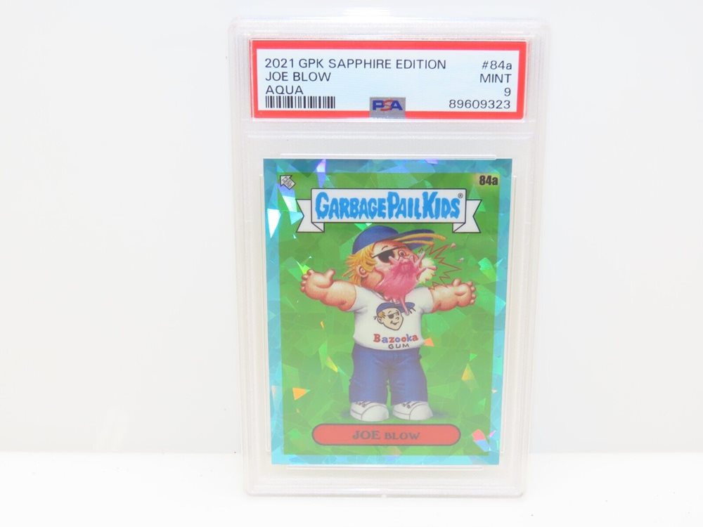 2021 Topps Garbage Pail Kids Sapphire Edition Aqua #84a Joe Blow front