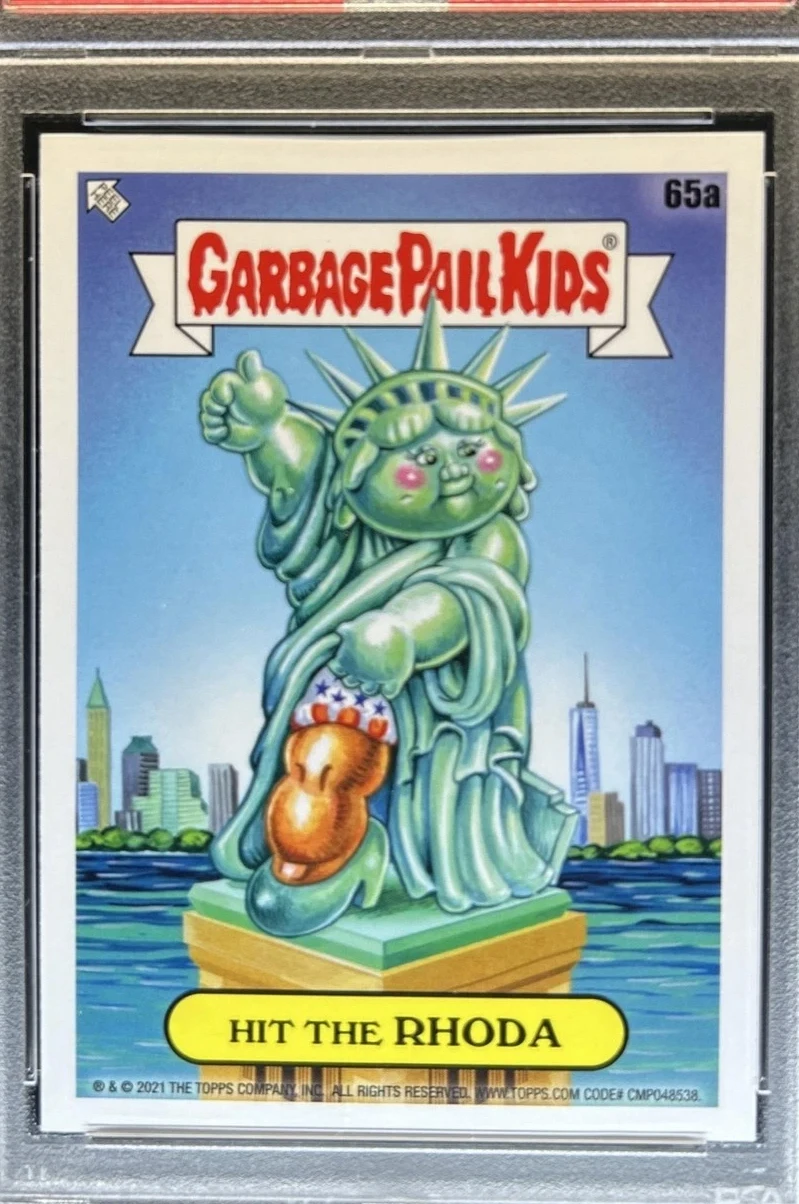 2023 Topps Garbage Pail Kids Go On Vacation #65a Hit The Rhoda front