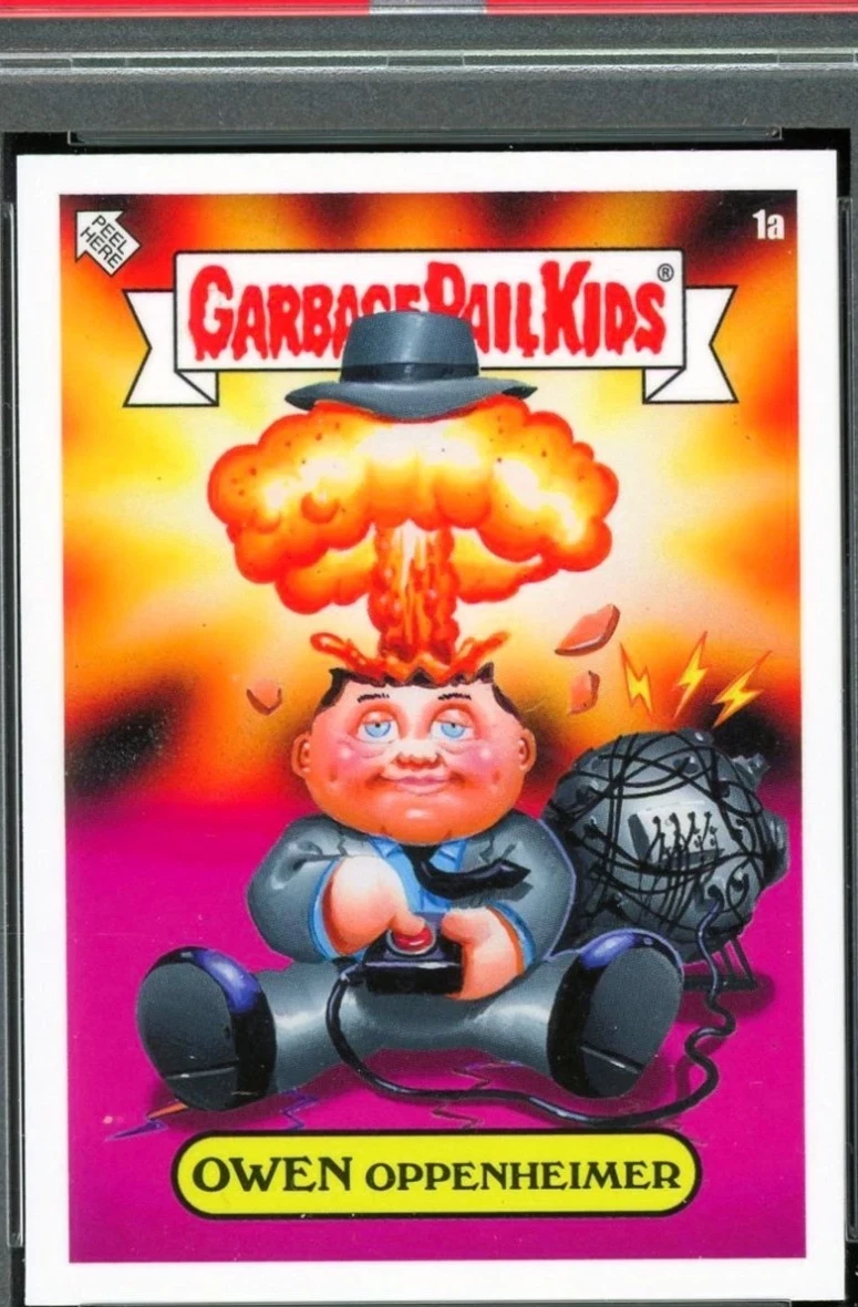 2024 Topps Garbage Pail Kids Not-Scars #1a Owen Oppenheimer front