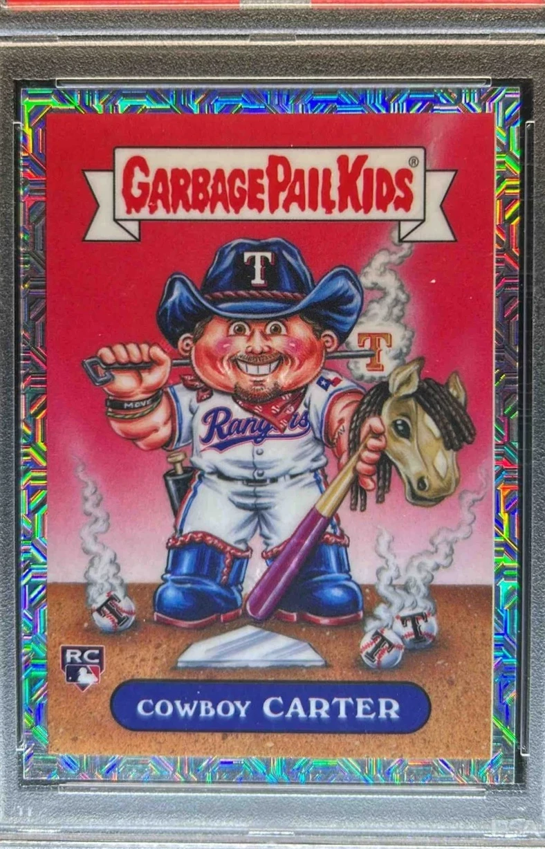 Evan Carter Cowboy Carter PSA 9