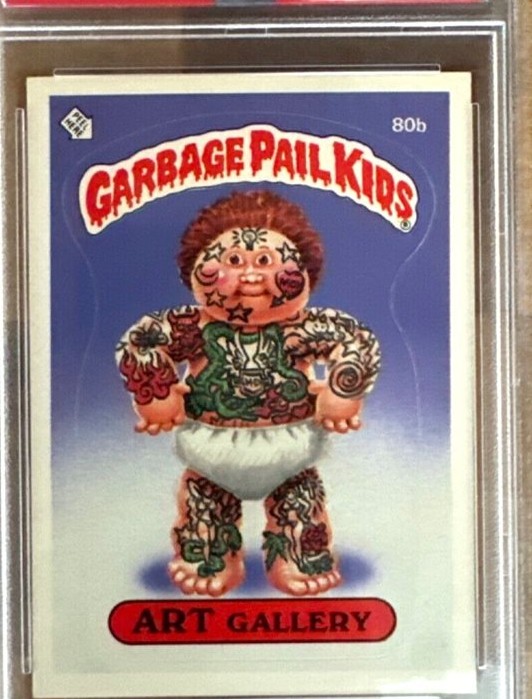1985 Topps Garbage Pail Kids Series 2 #80b Art Gallery front