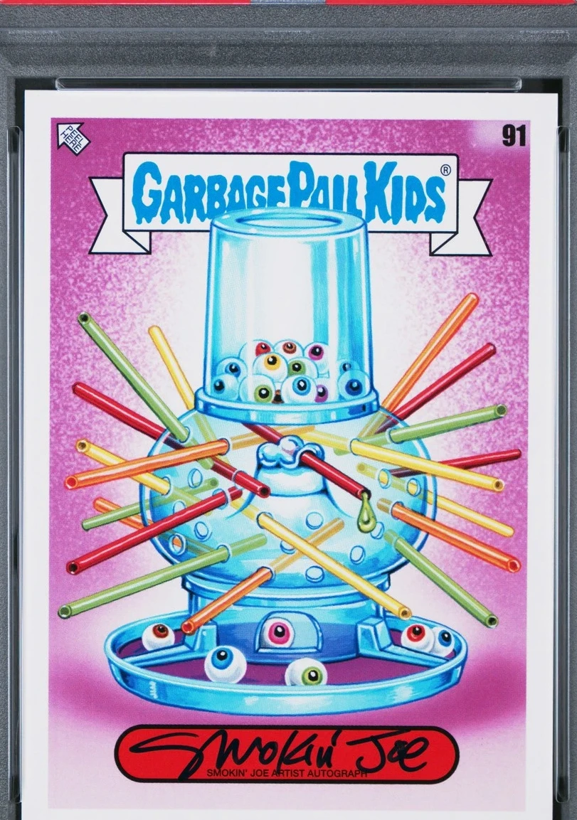 2024 Topps Garbage Pail Kids Series 1: Kids At Play Artist Autographs #91 Smokin' Joe front