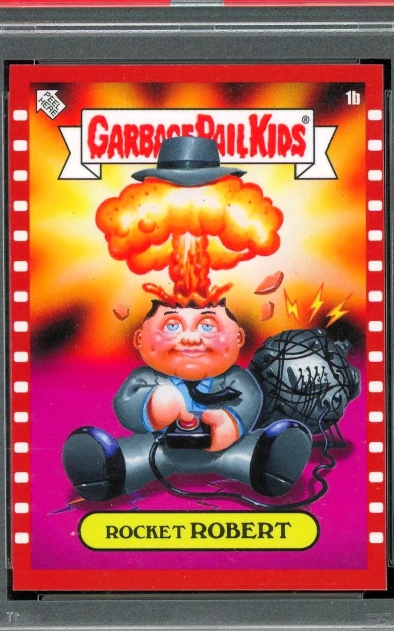 2024 Topps Garbage Pail Kids Not-Scars Film #1b Rocket Robert front