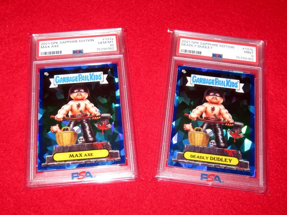 2021 Topps Garbage Pail Kids Sapphire Edition #137b Deadly Dudley front