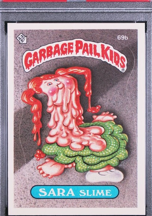 1985 Topps Garbage Pail Kids Series 2 #69b Sara Slime front