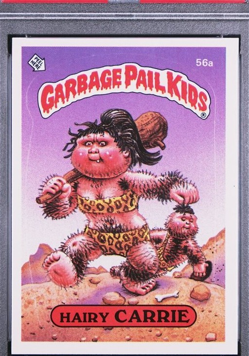 1985 Topps Garbage Pail Kids Series 2 #56a Hairy Carrie front