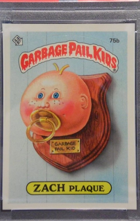 Zach Plaque (1985) PSA 10