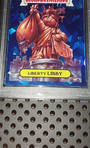 2021 Topps Garbage Pail Kids Sapphire Edition #113b Liberty Libby front