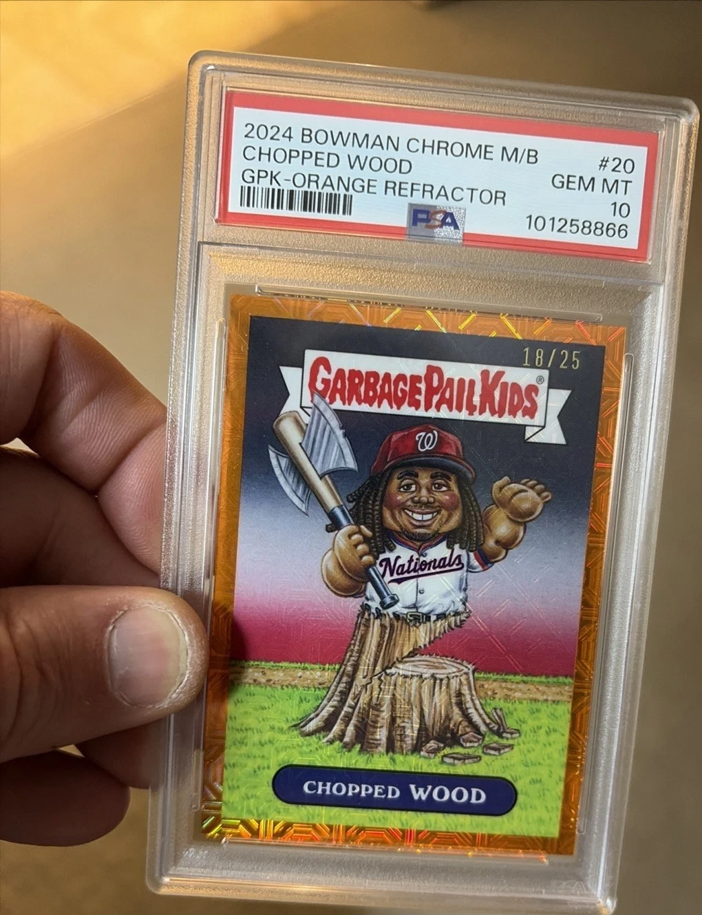 James Wood Chopped Wood PSA 10