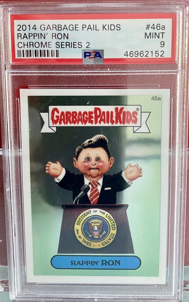 2014 Topps Garbage Pail Kids Chrome Series 2 #46a Rappin' Ron front
