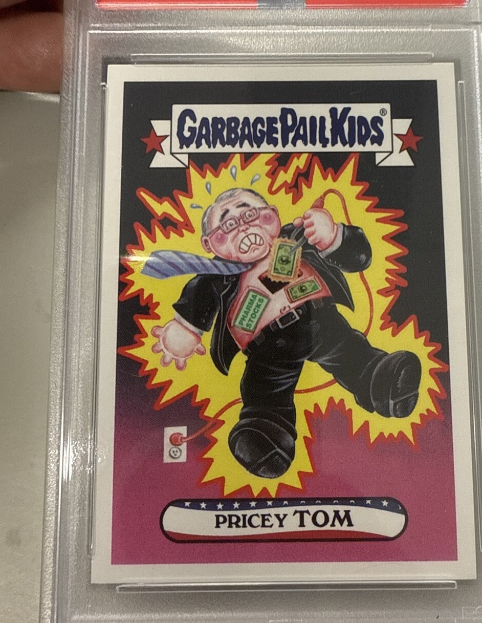 2017 Topps Garbage Pail Kids Trumpocracy The First 100 Days #8 Pricey Tom front