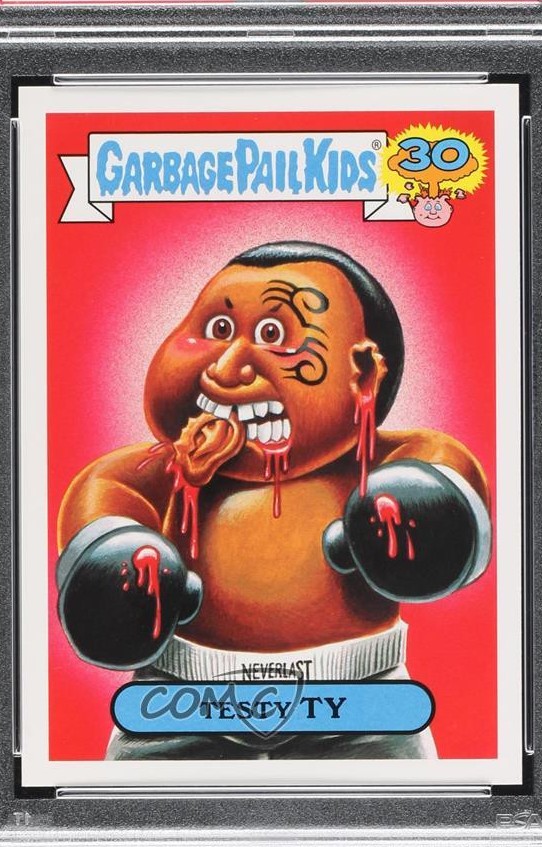2015 Topps Topps Garbage Pail Kids 30Th Anniversary '80'S Spoof Character Back #24b Testy Ty front