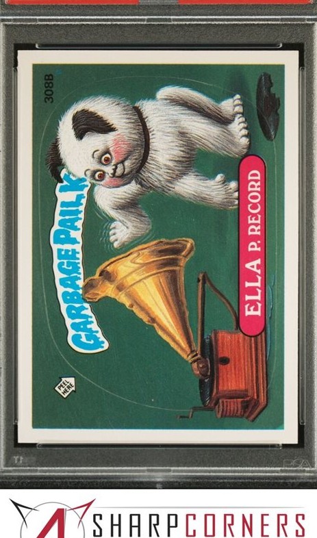 1987 Garbagepailkids Garbage Pail Kids Series 8 #308B Ellaprecord front