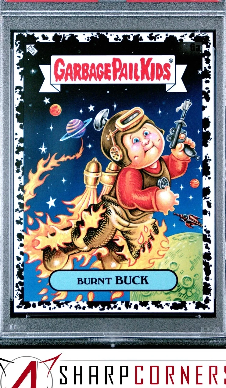 2023 Topps Garbage Pail Kids Intergoolactic Mayhem Black Hole #6a Burnt Buck front