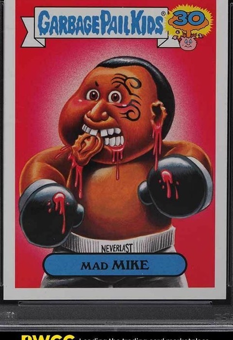 2015 Topps Topps Garbage Pail Kids 30Th Anniversary '80'S Spoof Character Back #24a Mad Mike front