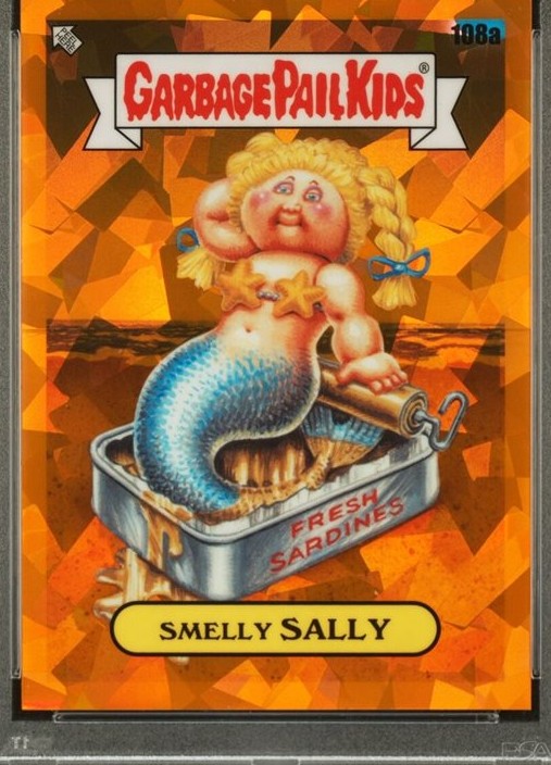 2021 Topps Garbage Pail Kids Sapphire Edition Orange #108a Smelly Sally front