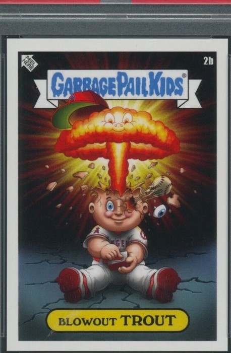 2022 Topps Garbage Pail Kids #2B Trout front
