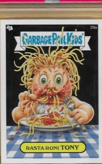 2007 Topps Garbage Pail Kids Stickers Series 6 #29a Rasta Roni Tony front