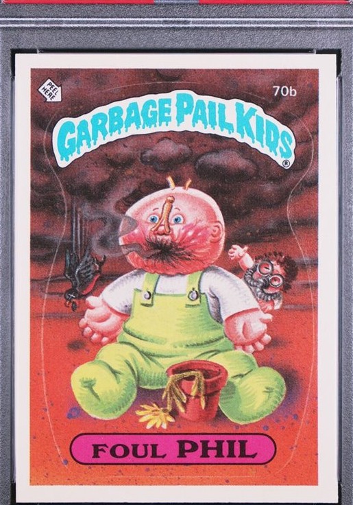 1985 Topps Garbage Pail Kids Series 2 #70b Foul Phil front