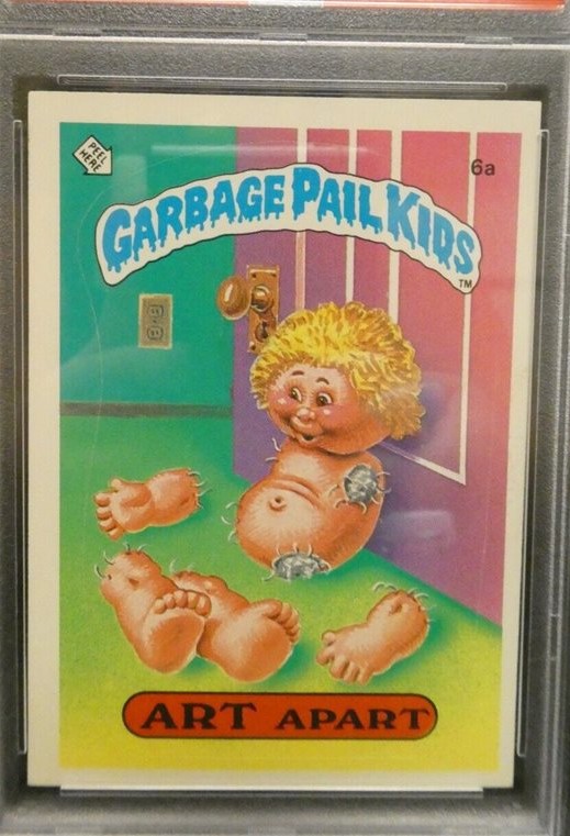 1985 Topps Garbage Pail Kids Series 1 #6a Art Apart front