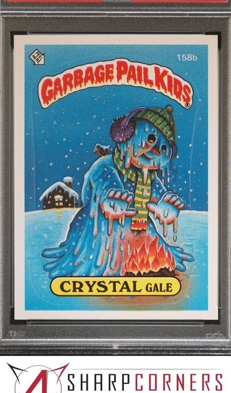 1986 Topps Garbage Pail Kids Series 4 #158b Crystal Gale front