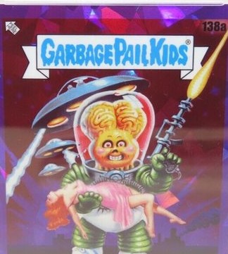 2021 Topps Garbage Pail Kids Sapphire Edition Purple #138a Alien Ian front