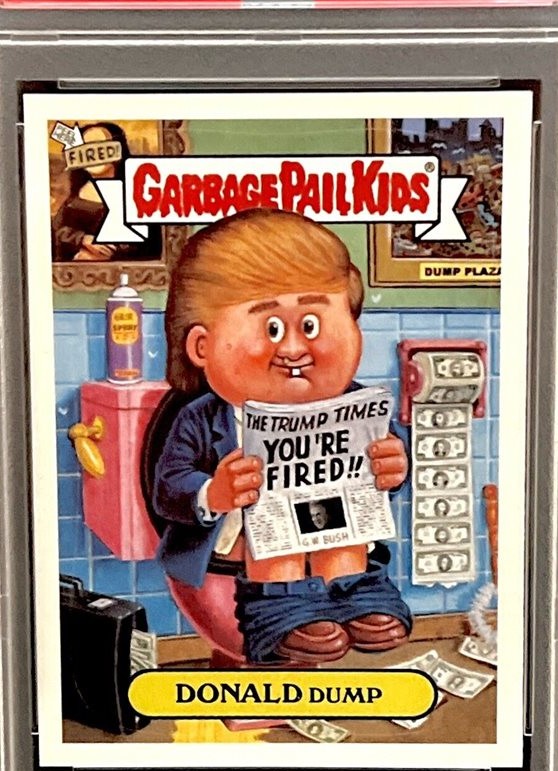2004 Topps Garbage Pail Kids Stickers Series 3 #7a Donald Dump front