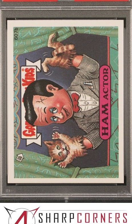 1988 Topps Garbage Pail Kids Series 15 #607b Ham Actor front