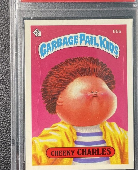 1985 Topps Garbage Pail Kids Series 2 #65b Cheeky Charles front