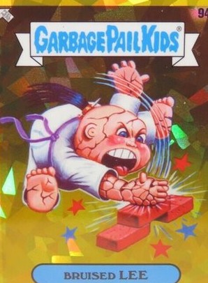 2021 Topps Garbage Pail Kids Sapphire Edition Gold #94a Bruised Lee front