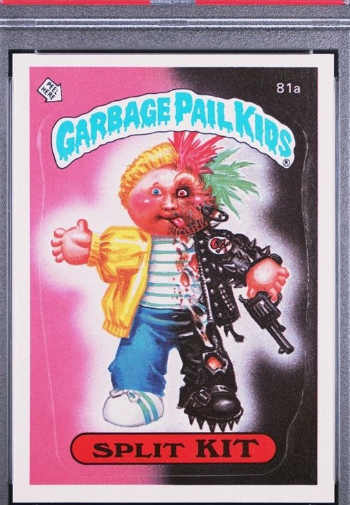 1985 Topps Garbage Pail Kids Series 2 #81A SPLIT KIT front